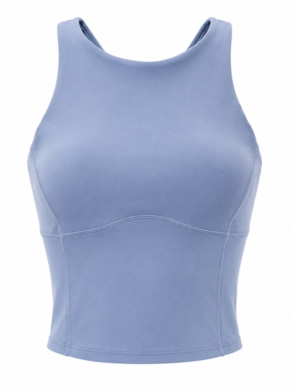 Lululemon Blue Crossback Longline Sports Bra Tank Size 0